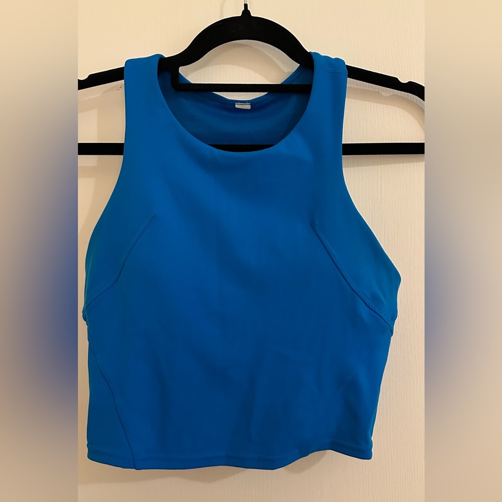 LULULEMON Invigorate Tank Cropped in Poolside Size 6